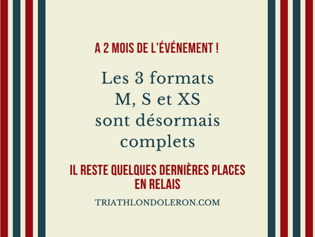 Il reste quelques dernières places en relais