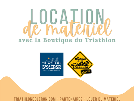 Location de matériel avec La boutique du Triathlon !
