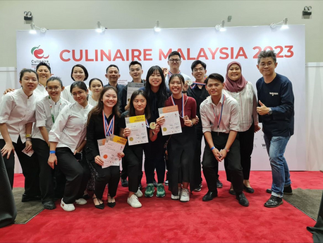 Taylor's Hospitality & Culinary Arts Students Shine at Culinaire Malaysia Food & Hotel Malaysia 2023