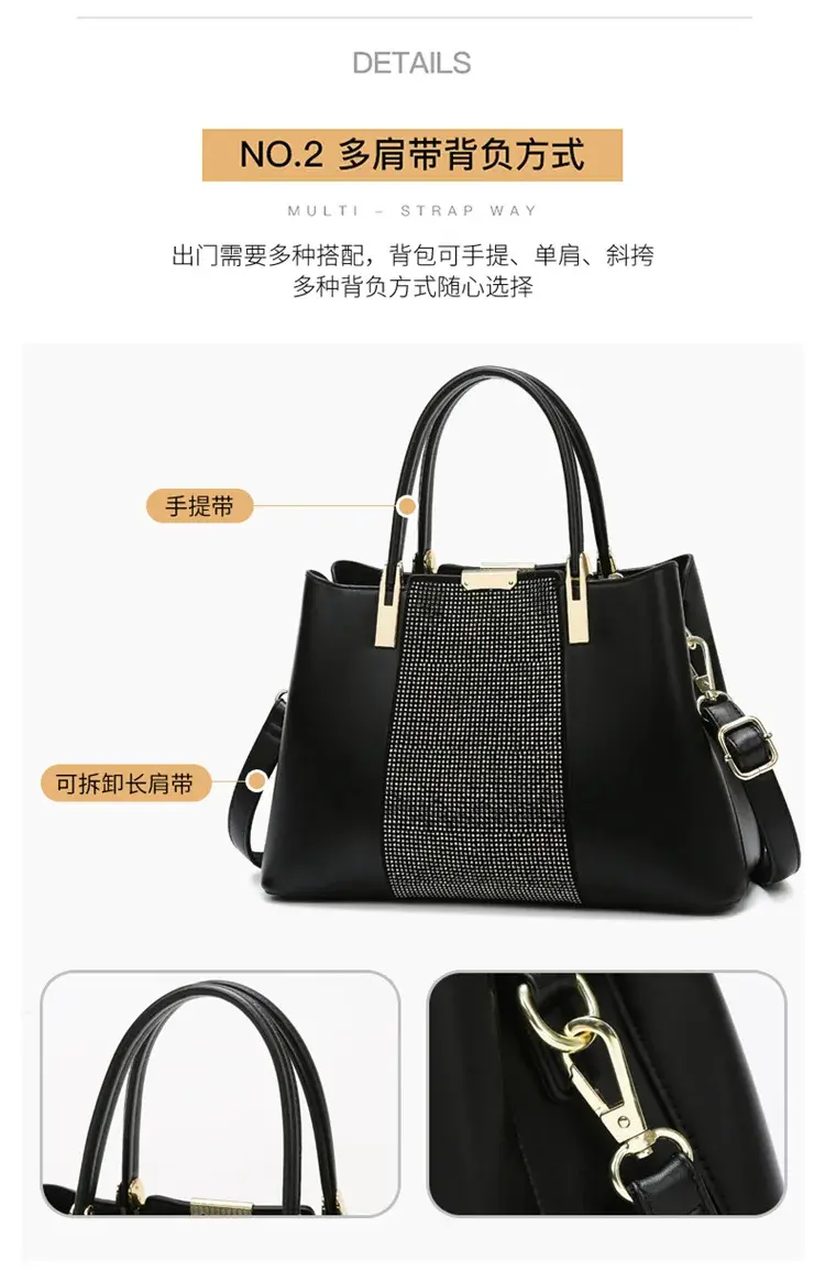 Miniature : Women's Large CapacityTexture Handbag