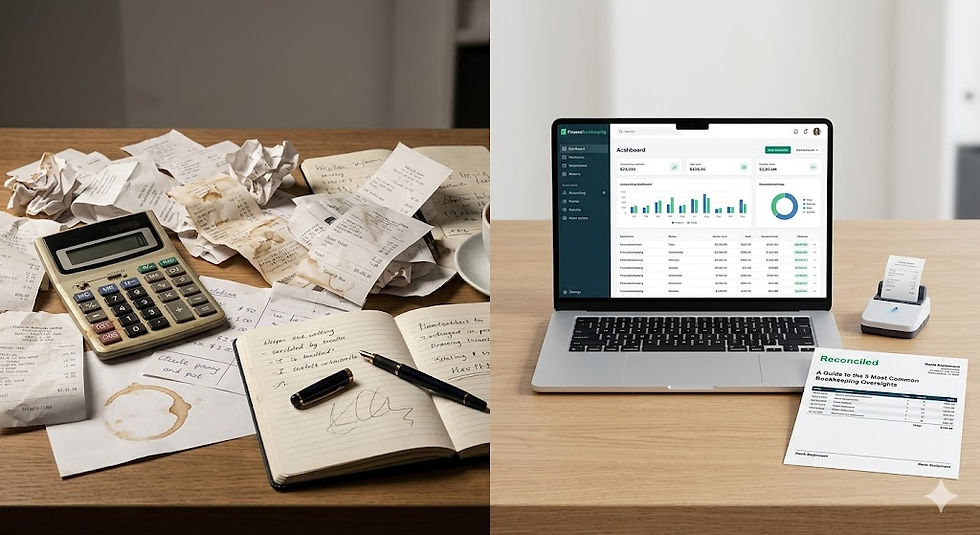 A Guide to the 5 Most Common Bookkeeping Oversights for Small Businesses