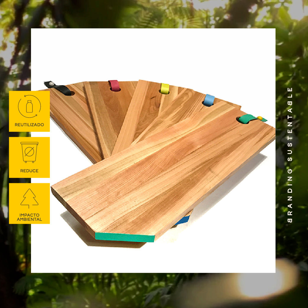 Tabla de madera picada