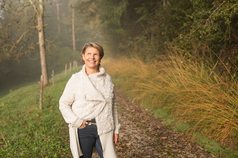 Jacqueline Scherrer auf der Waldrunde