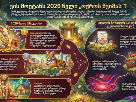 ზოდიაქოს ის 3 ნიშანი, რომლებსაც ცეცხლოვანი ცხენი 2026-ში ზღაპრულად გაამდიდრებს — ხარ სიაში?