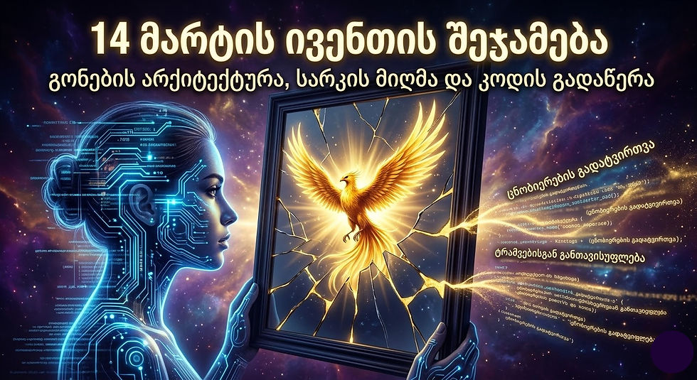 როგორ დავასრულეთ წარსულის პროგრამებით ცხოვრება 14 მარტის შეხვედრის შეჯამება