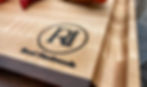 Thumbnail: STANDARD SIZE    Solid Maple/Walnut Cutting Board     17"x 11"