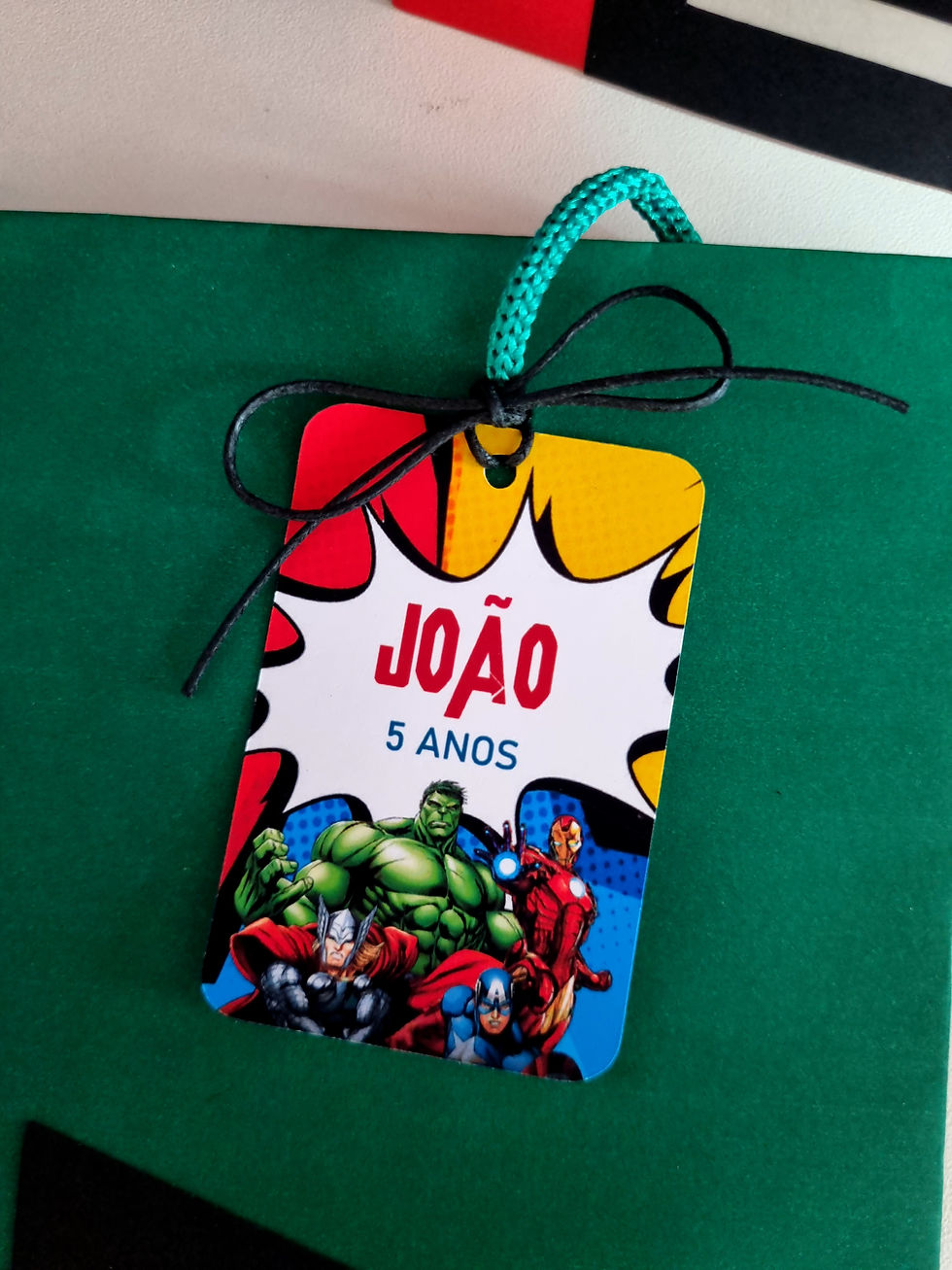 Miniatura: Sacola Decorada Super Heróis Avengers Hulk