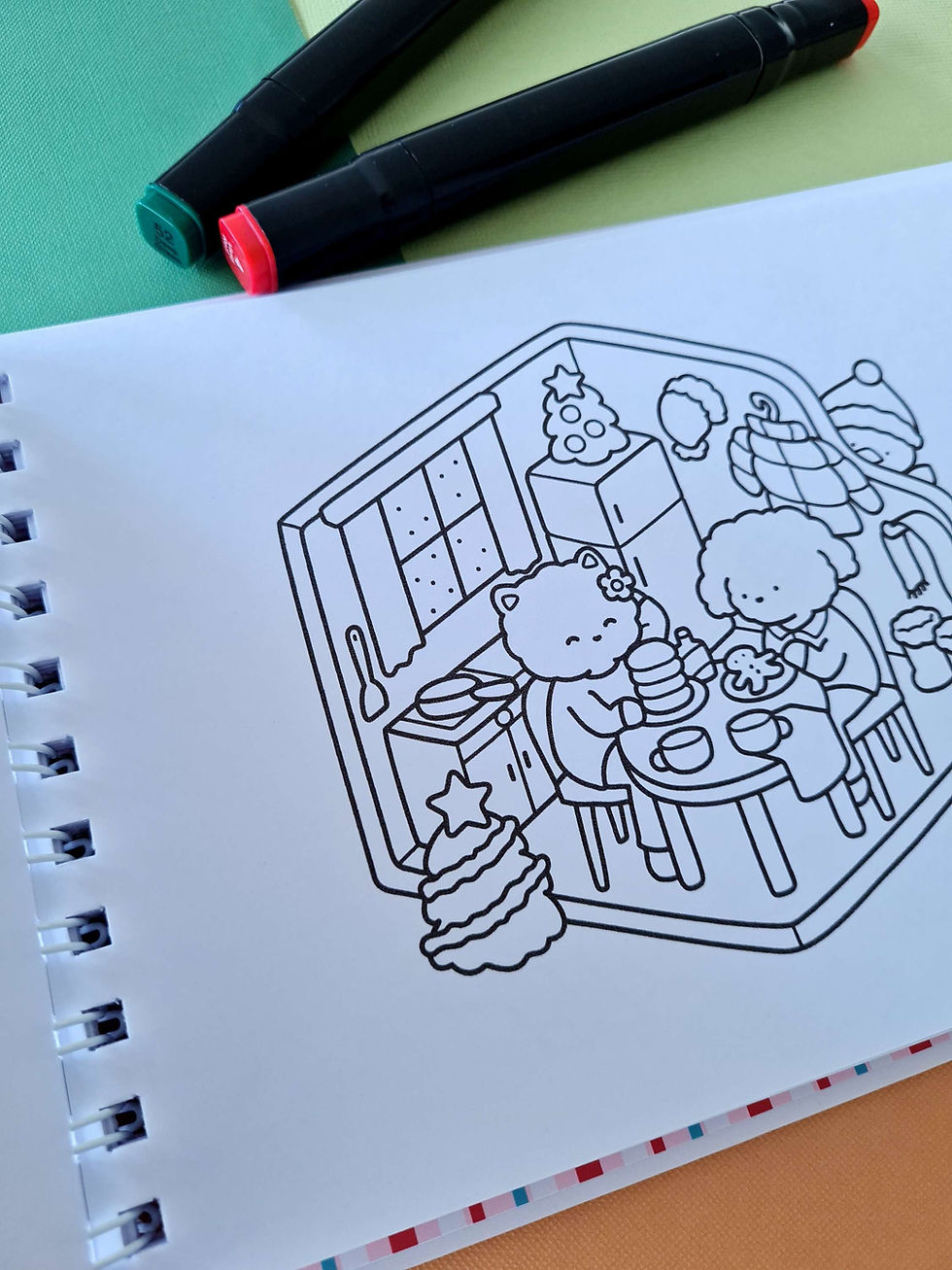 Miniatura: Livro de Colorir Natalino