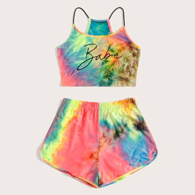 Thumbnail: tie&dye short set