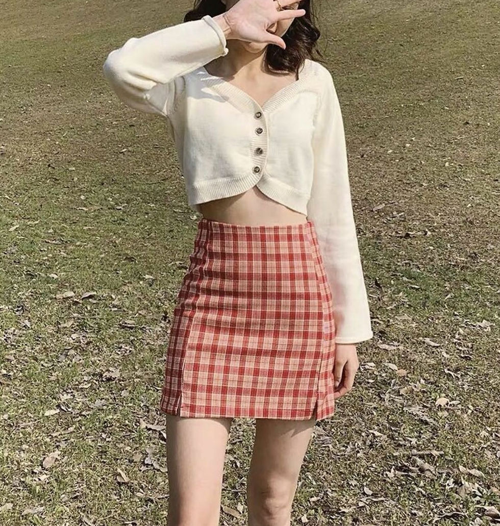 Thumbnail: plaid skirt