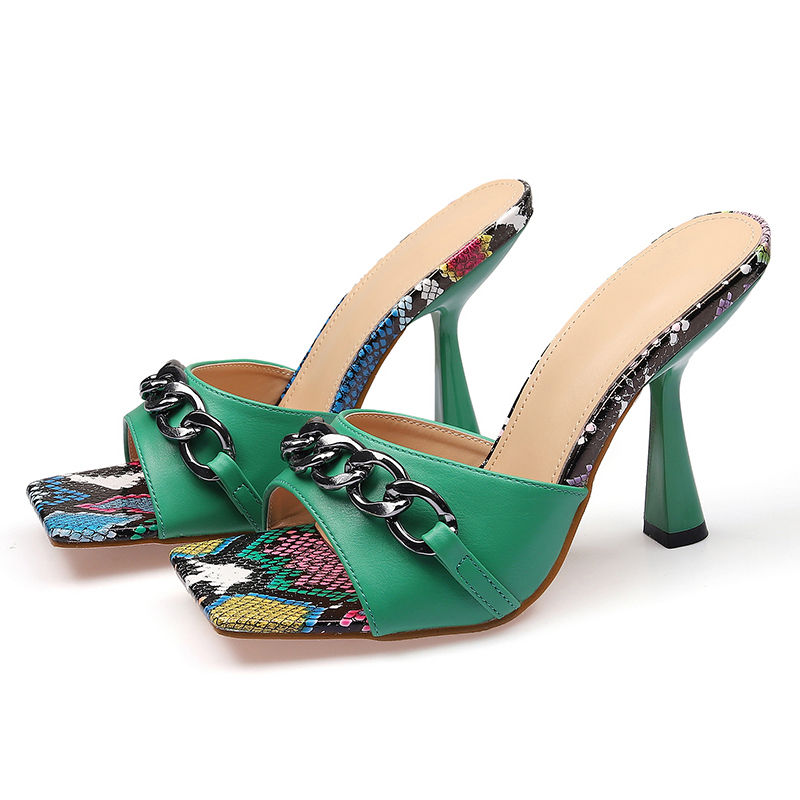 Thumbnail: animal print heels sandal