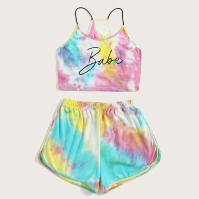 Thumbnail: tie&dye short set