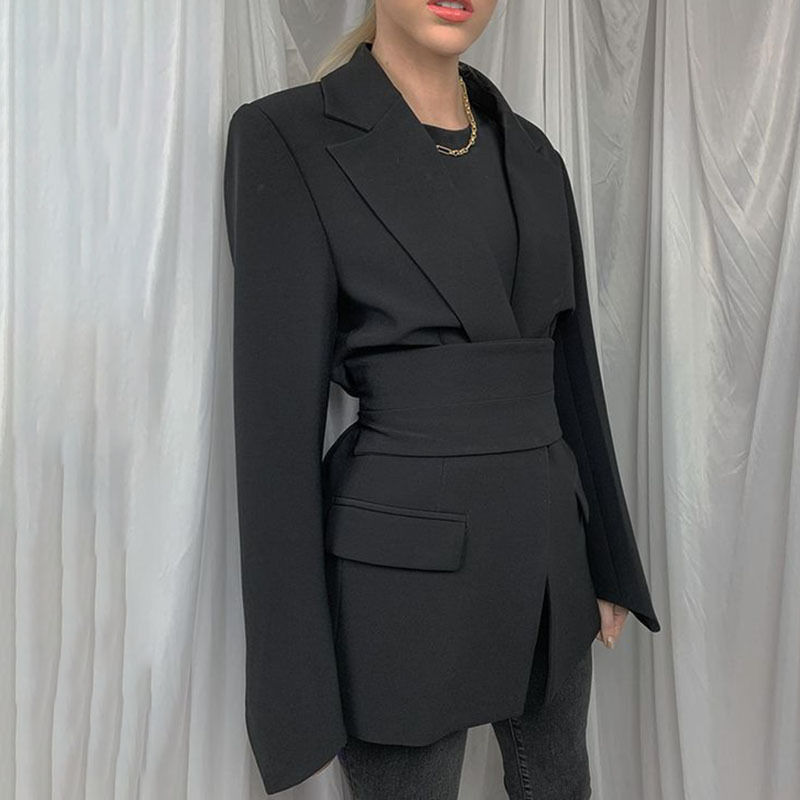 Thumbnail: fitted waist blazer
