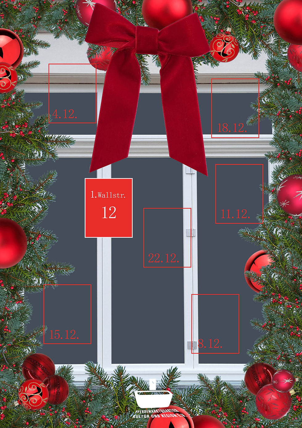 Wallstraßenadvent - Türchen auf in der 1. Wallstraße 12