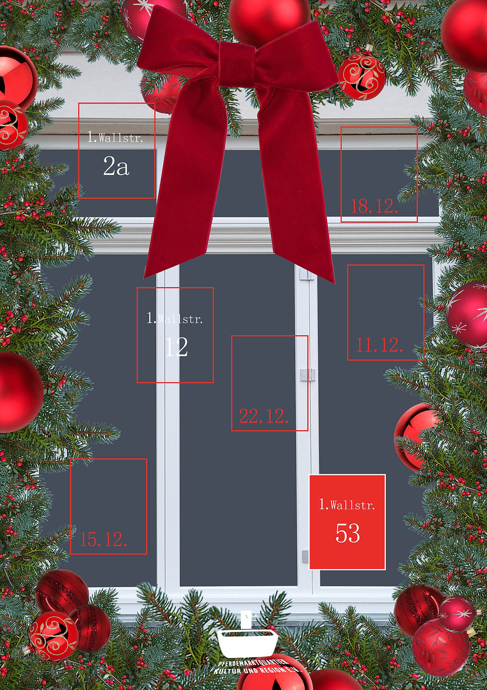 Wallstraßenadvent - Türchen auf in der 1. Wallstraße 53