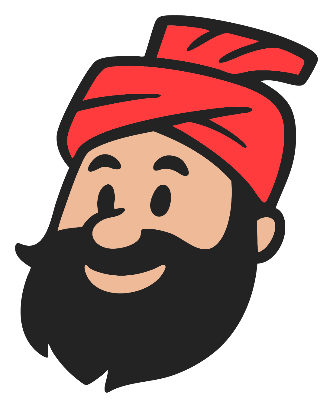 Desi Dhaba Face Logo