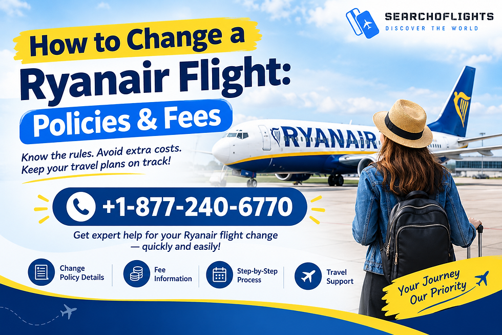 Ryanair flight change after booking