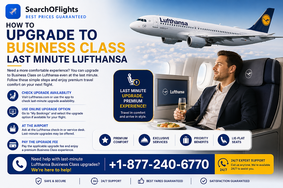 Lufthansa Airlines Business Class