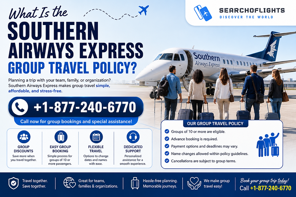 Southern Airways Express group flights