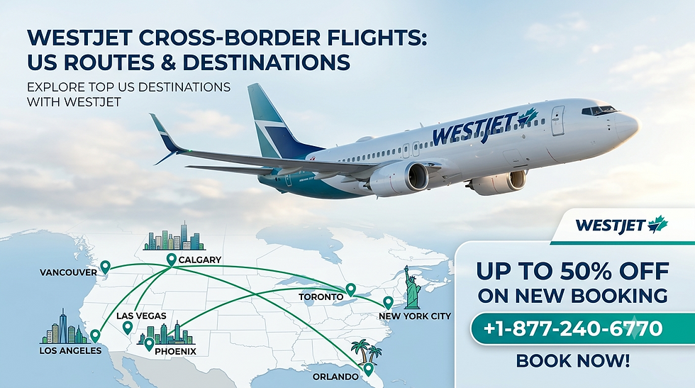 WestJet cross border flights