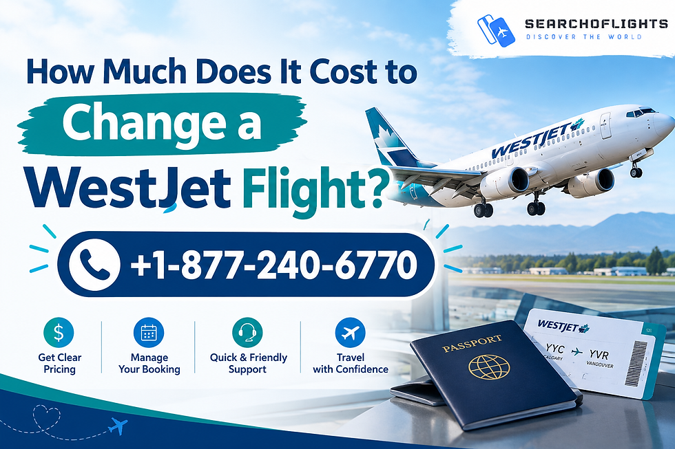 WestJet flight change