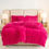 Miniature : 3-Piece Luxurious Plush Duvet Cover Set – Cozy & Soft Bedding, Perfect for Bed
