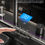 Miniature : Stainless Steel Kitchen Sink with Waterfall Embossed Single Slot Digital Wash Ba