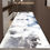 Miniature : Nordic Abstract Long Corridor Carpet Non-slip Hallway Area Rugs Hotel Passageway