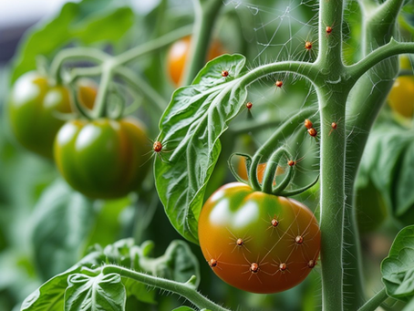 Spider Mites on Tomato Plants