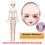 Miniature : 1/3 Bjd Makeup Doll Head 60CM Doll Designer makeup Two colored eyes Mechanical J