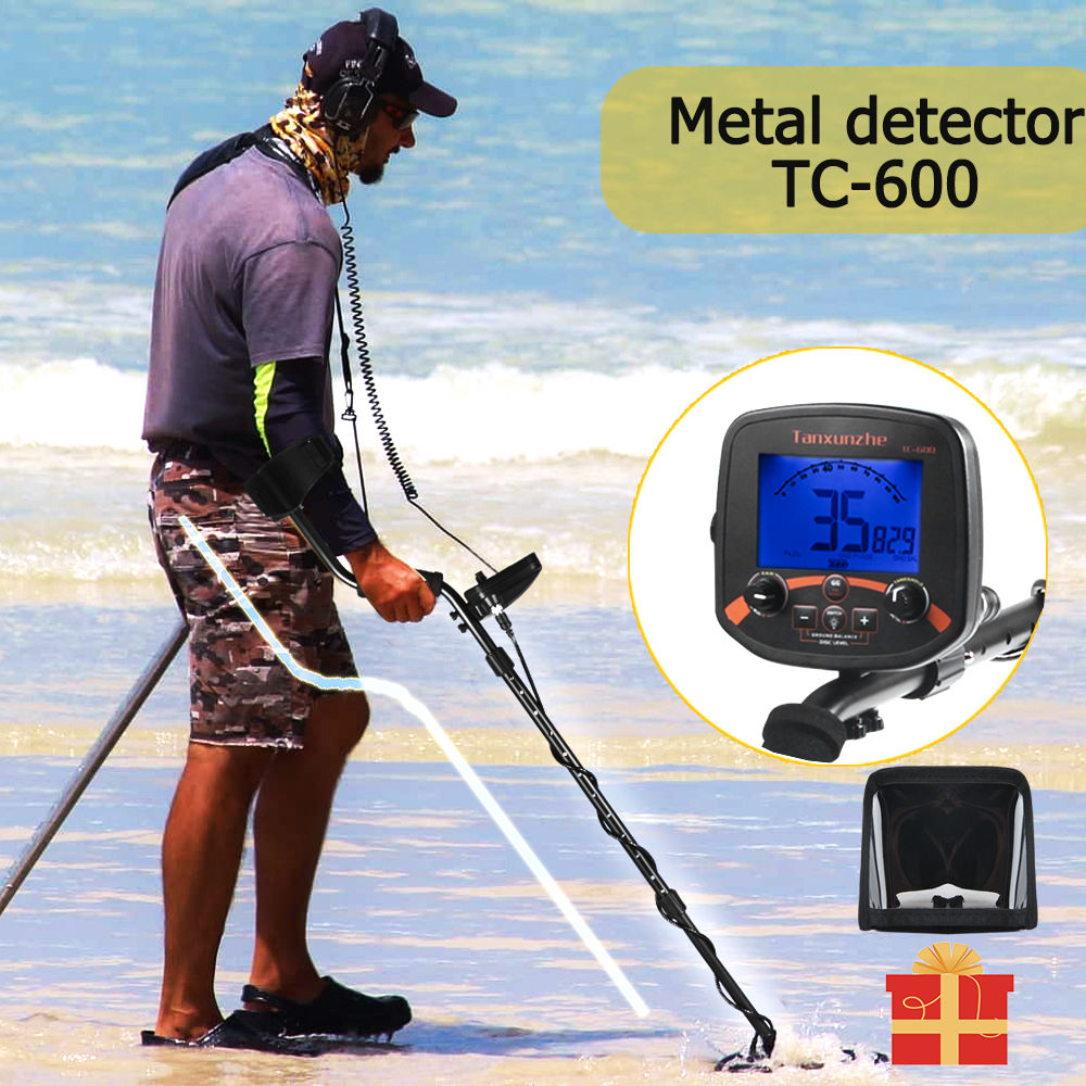 Underground Metal Detector TC-600 High Sensitivity Metal Hunter Gold Digger Trea