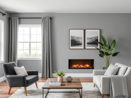 The Sophistication of Gray Accent Wall