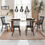 Thumbnail: Windsor Dining Chair Set of 4, Spindle Back Wooden Chairs for Kitchen and Dining