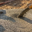 pouring concrete