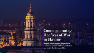 Prayer for One Year of War in Ukraine