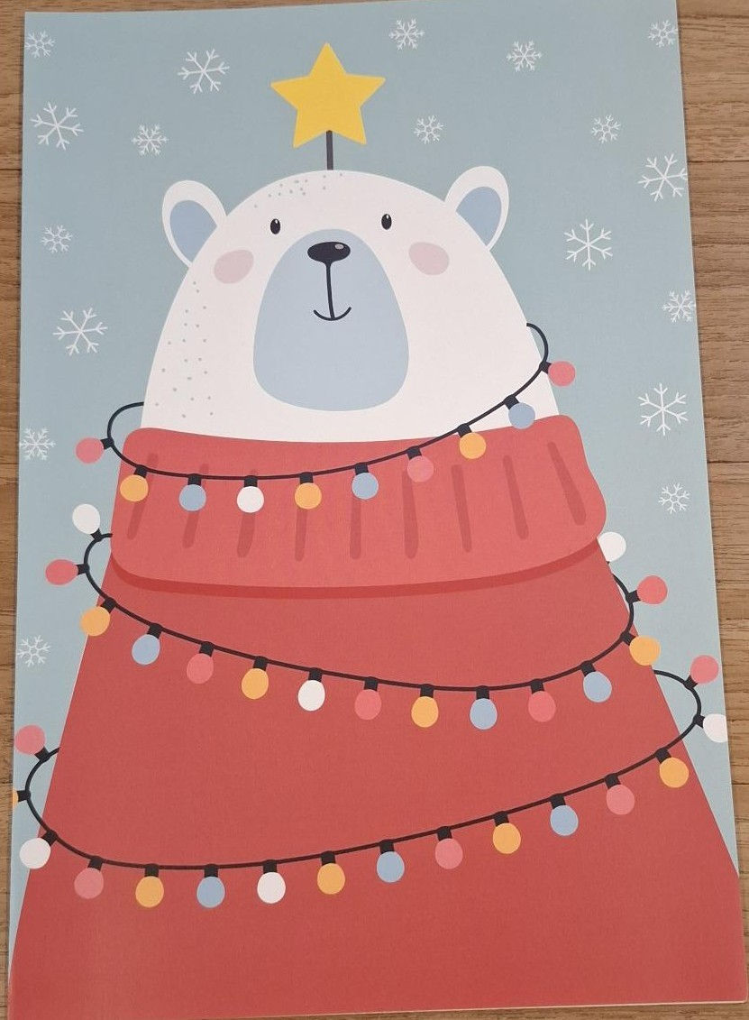 IJSBEER MET LICHTJES EN STER