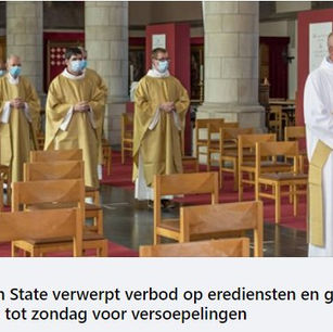 Raad van State verwerpt verbod op erediensten