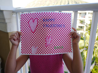 Happy Valentine's day from my daughter