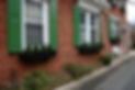 The red brick exterior of the historic Riverview Bed and Breakfast in Piermont, New York in the Hudson Valley