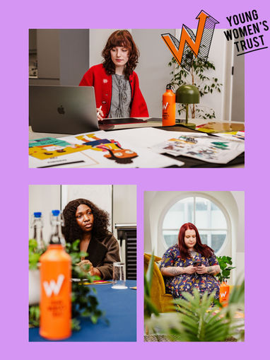 Young Women’s Trust brand photography by Amplitude creative agency