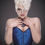 Thumbnail: Deadly Blue Overbust Corset