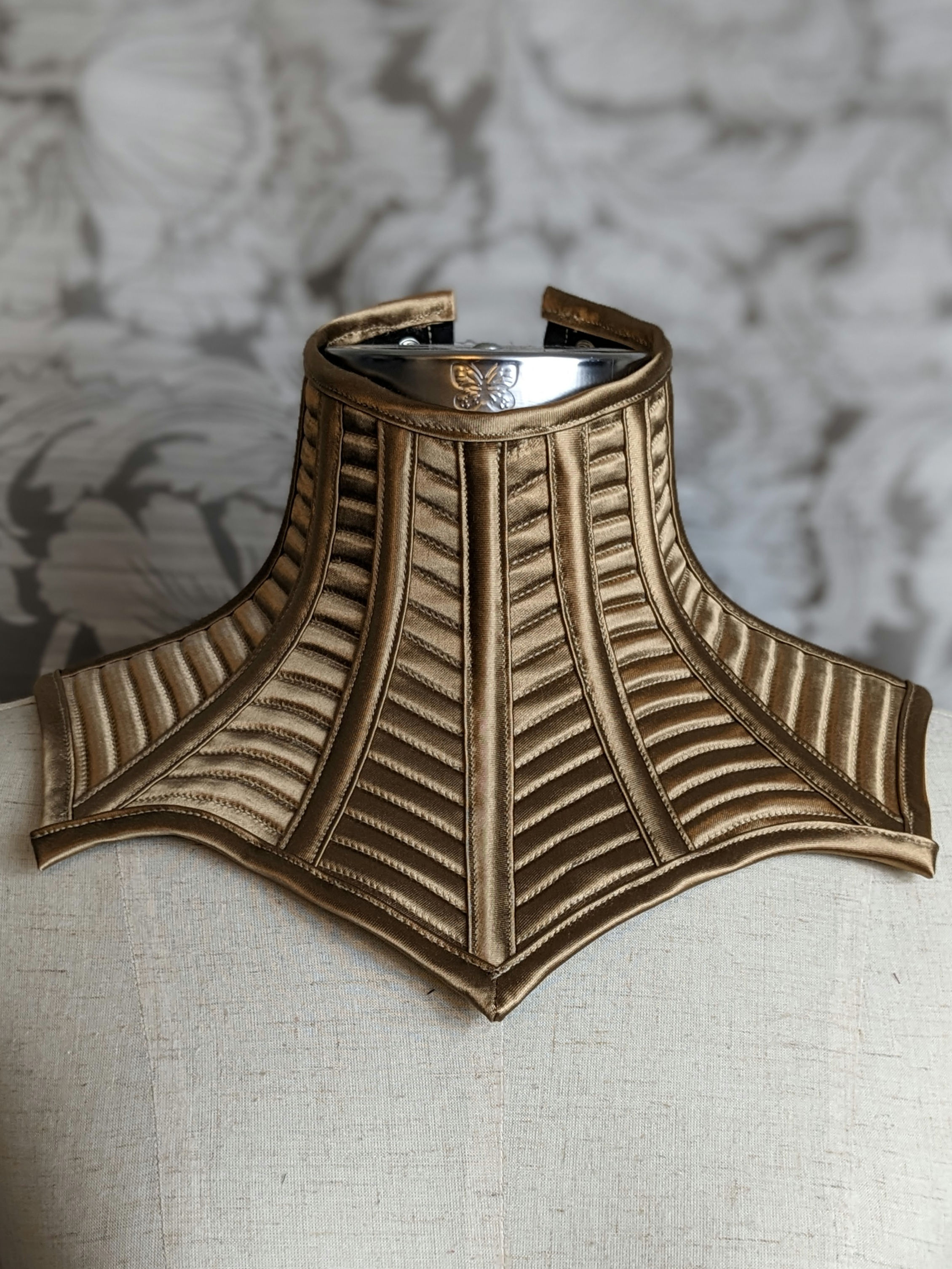 Antique Gold Corded Posture Collar