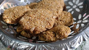 Cookies de linhaça e girassol