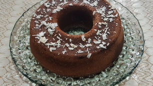 Bolo de chocolate e castanha do Pará