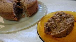 Bolo integral vegano de maracujá