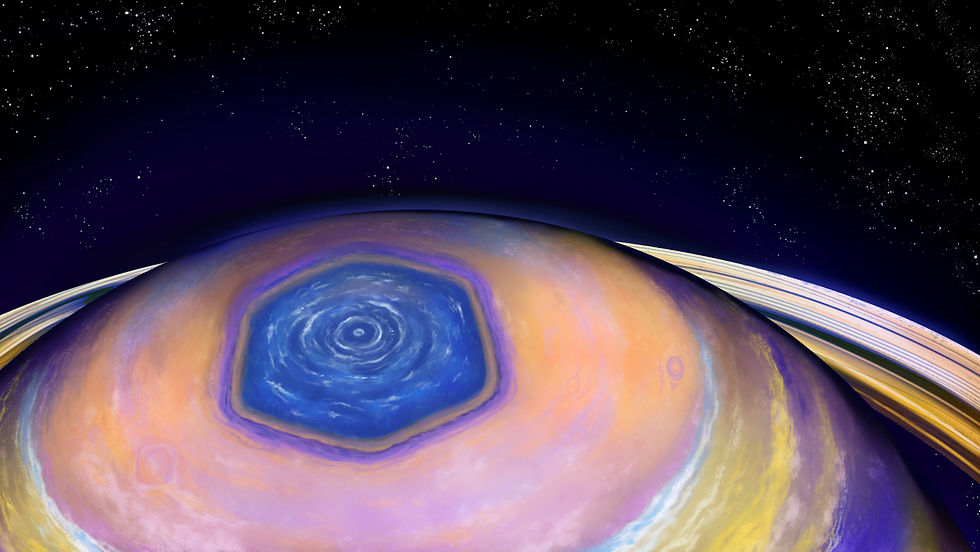Saturn - BG Painting