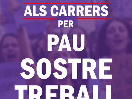 8 DE MARÇ de lluita al carrer