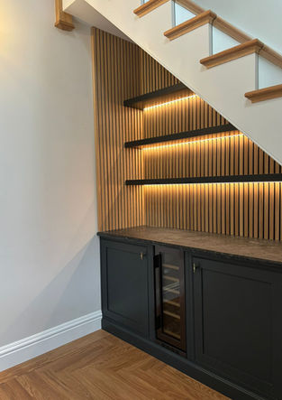 Under-Stairs Wine Cabinet