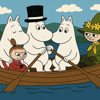 Moomin on the lake