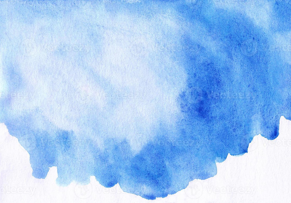 Aquarelle bleue - Kseniya Lapteva